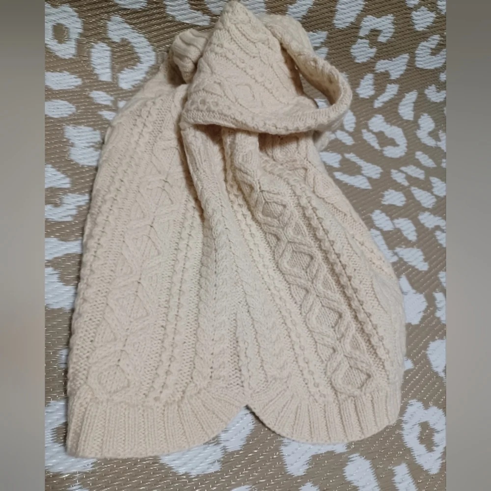 Ralph Ralph Lauren Hand Knit Cozy Cable Knit Turtleneck Sweater - Cream - Picture 3 of 14